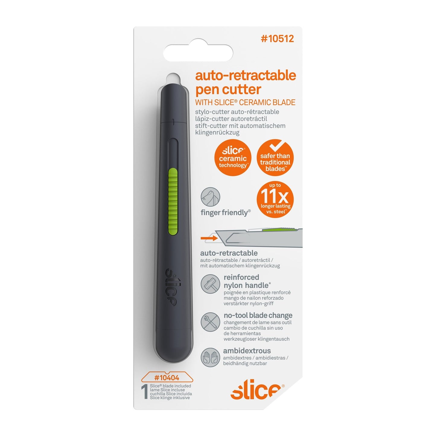 Samozatahovací pen cutter