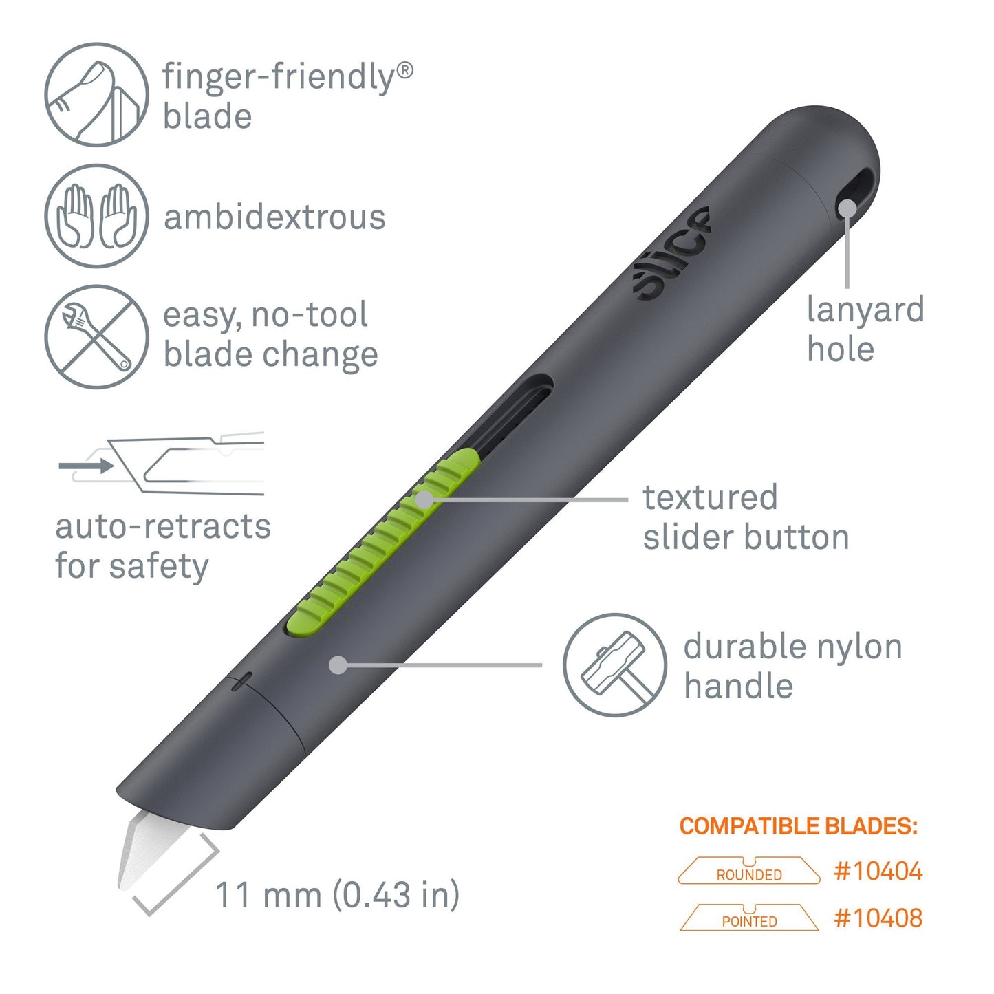 Samozatahovací pen cutter